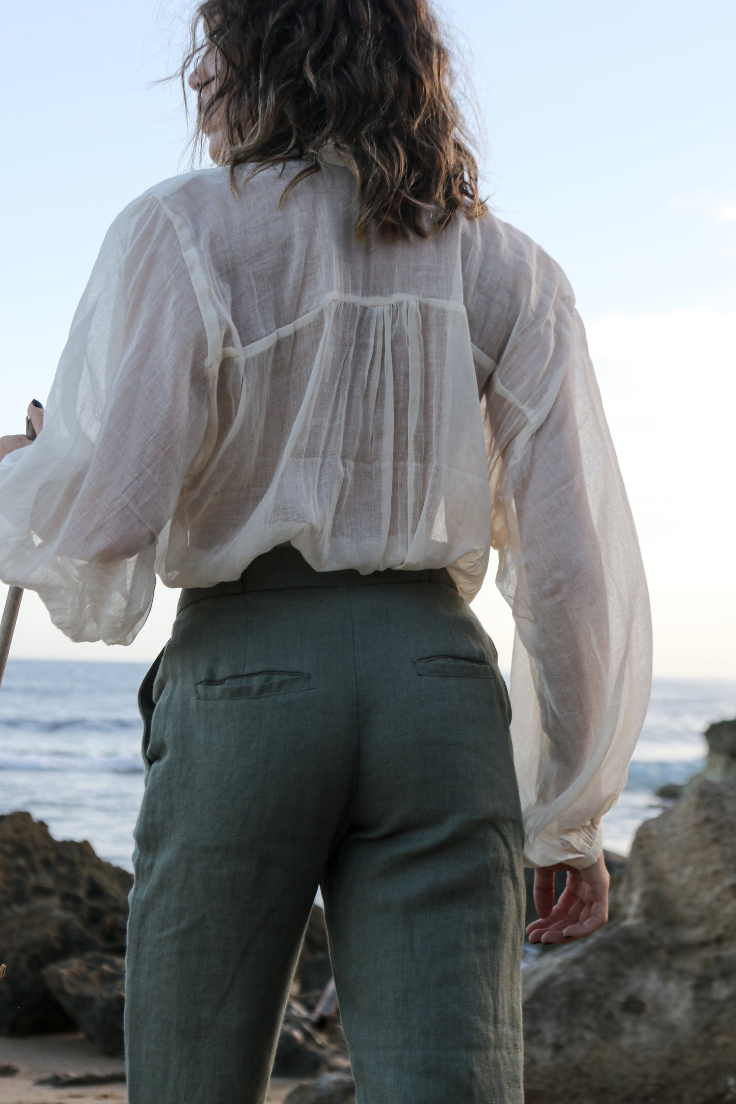 Sand Pencil Trouser