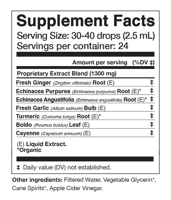 COLD'S & FLU Tonic | High Potency + Rapid Relief