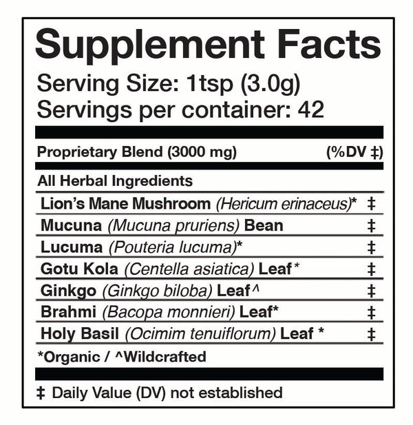 THE MIND : Adaptogenic Brain Tonic