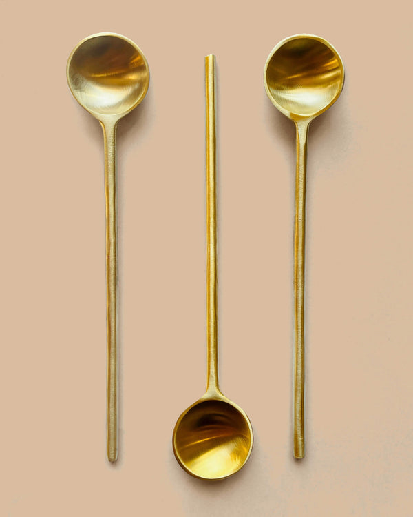 BRASS SPOON | Handmade, 100% Solid Brass – Kūla by SFA