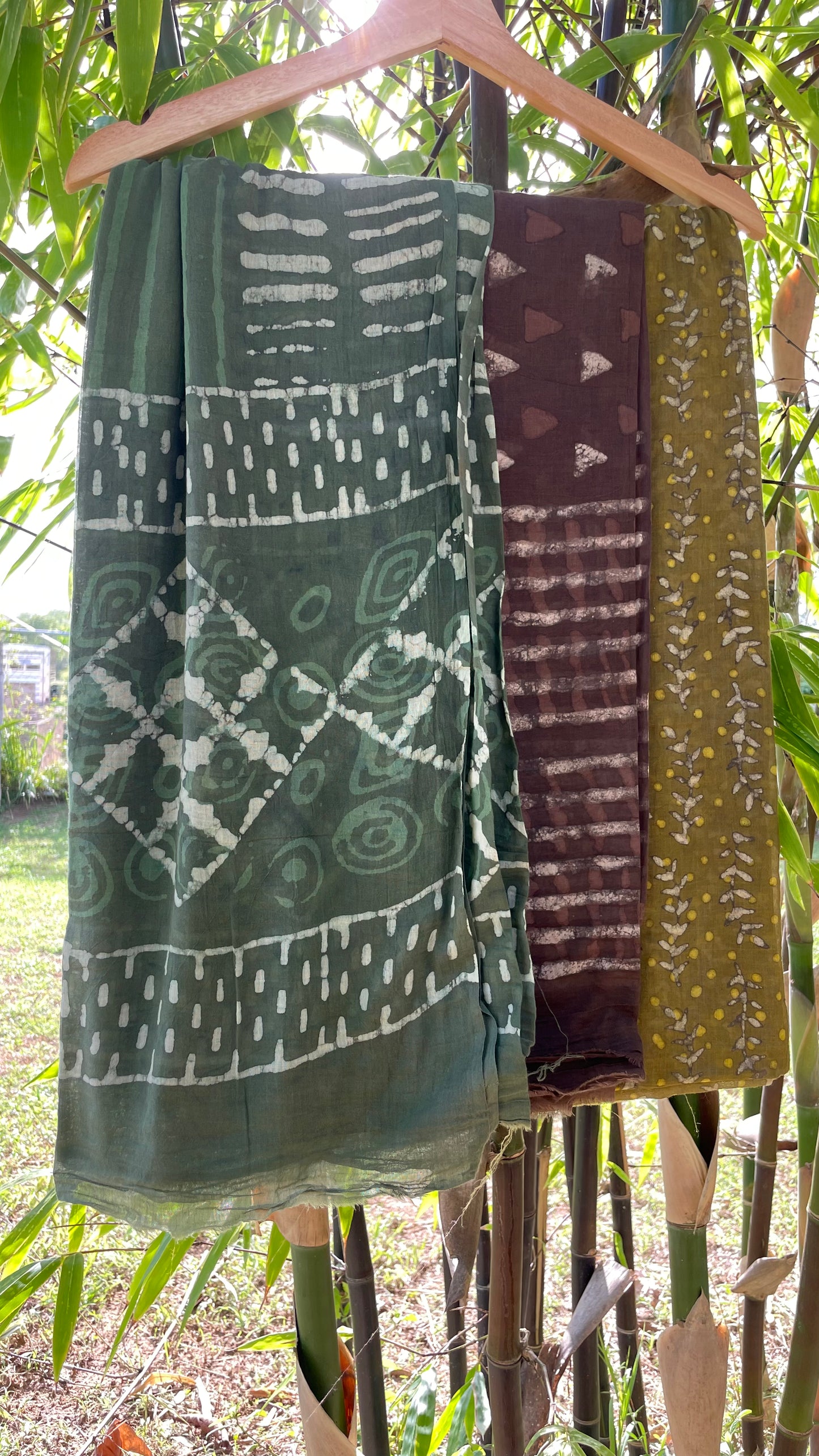 Hand Block Printed Cotton Sarongs