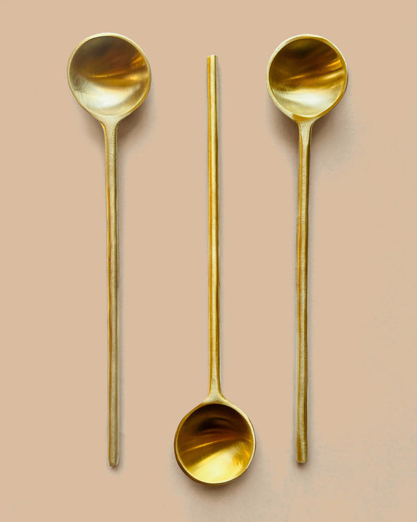 BRASS SPOON | Handmade, 100% Solid Brass